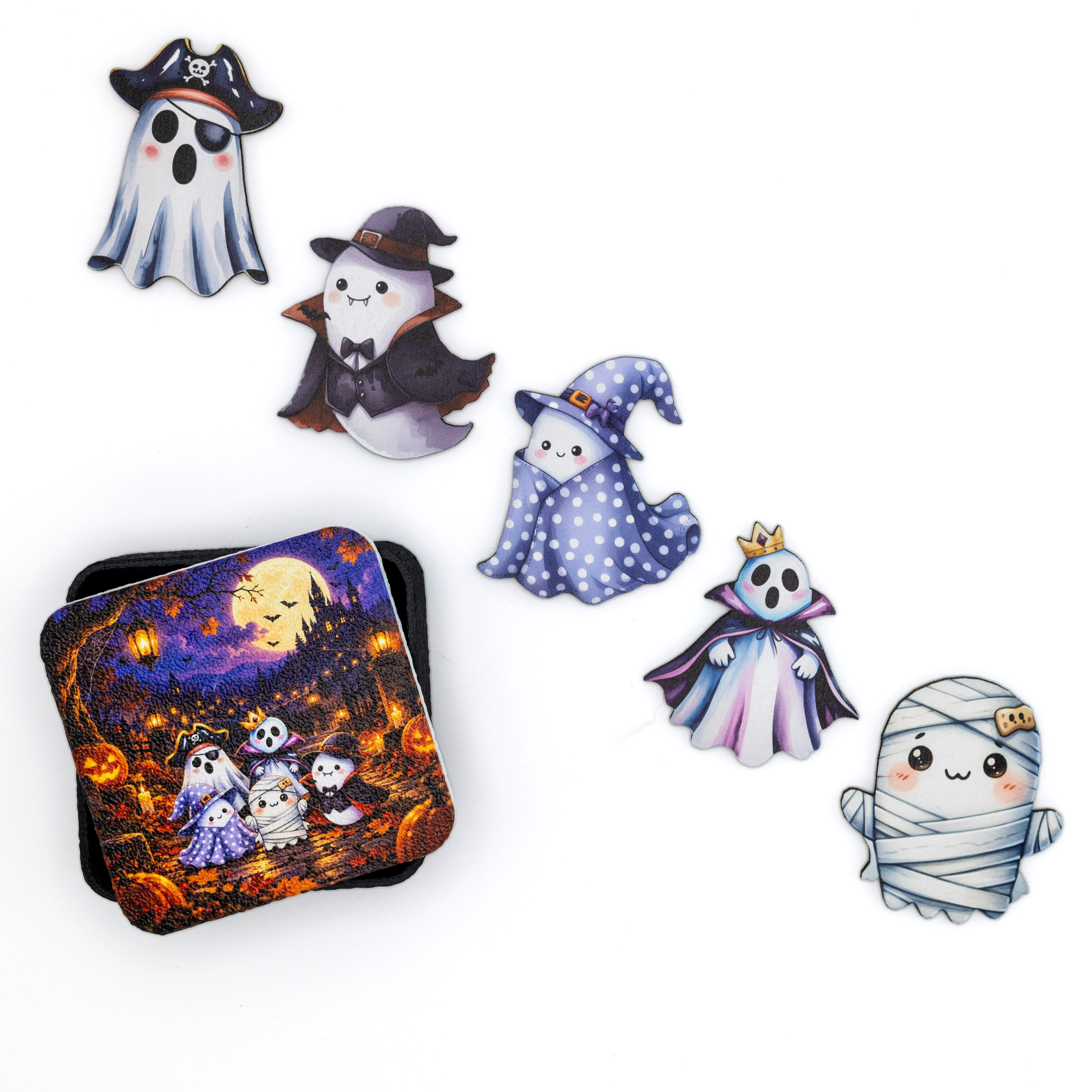 Ghost magnet set #3, image 2 of 2