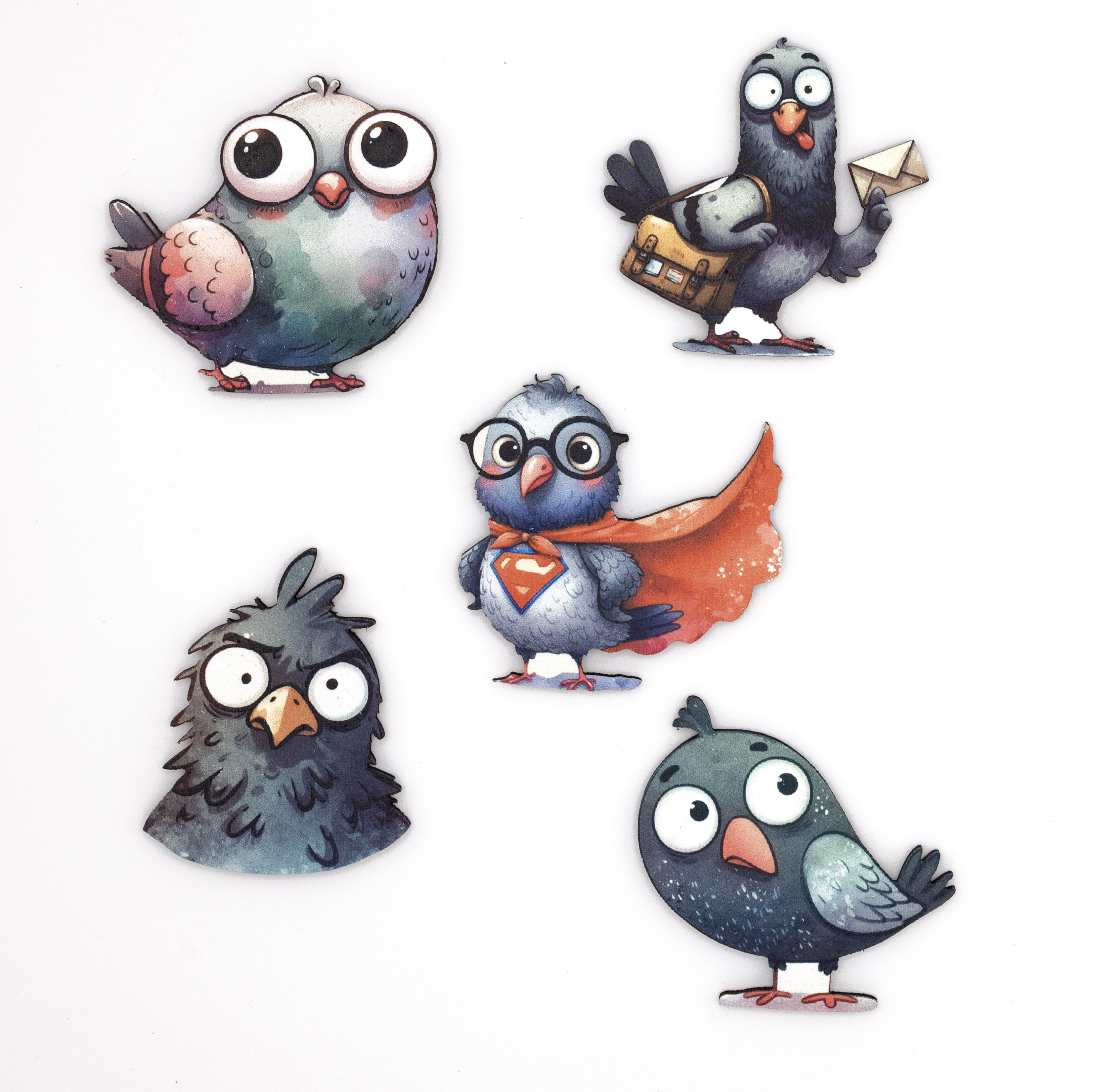Duiven magneetset, afbeelding 2 van 2