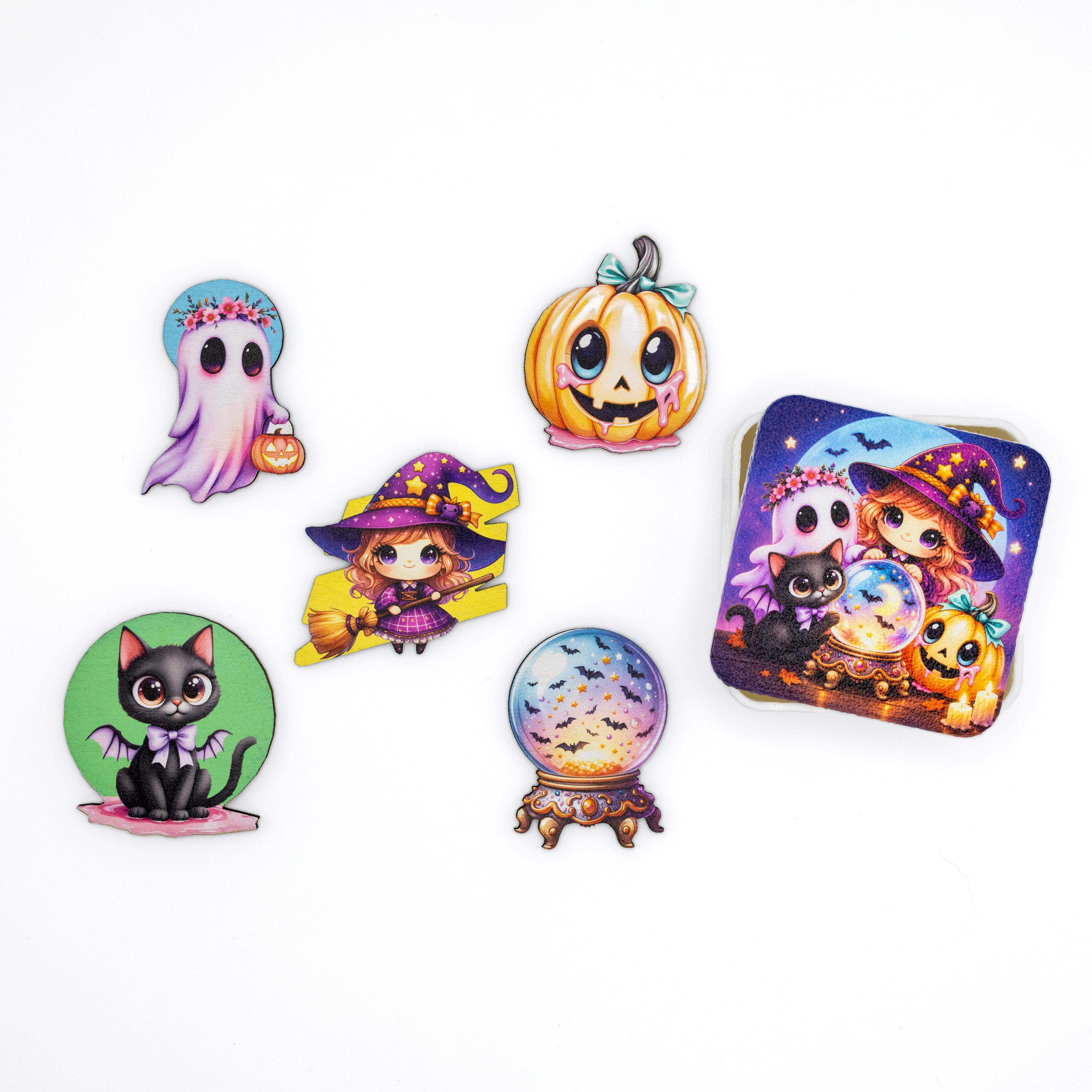 Halloween magnet set #8