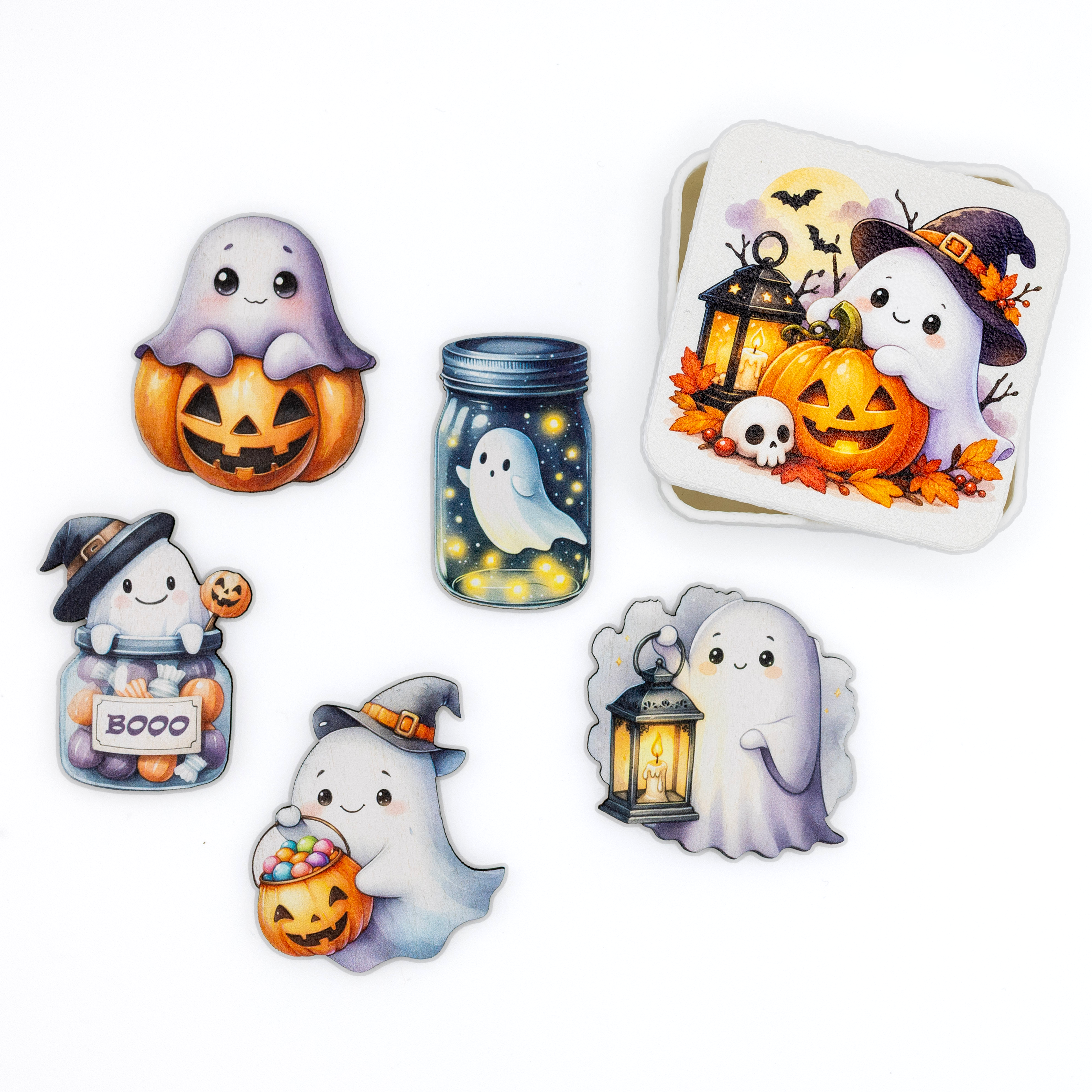 Ghost magnet set #4, image 2 of 2